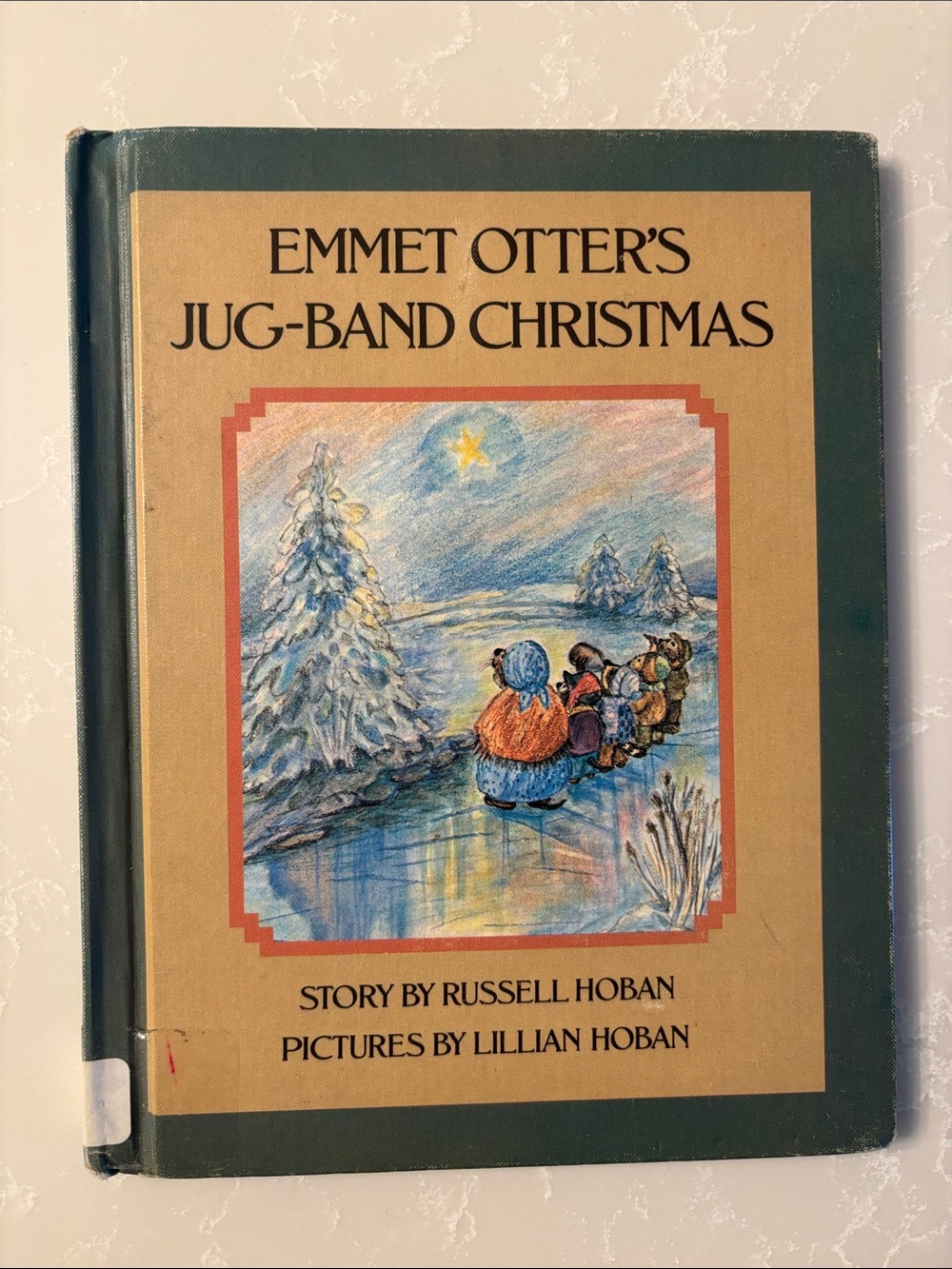 Emmet Otter's Jug-Band Christmas Hardcover Book - Green & Tan